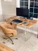 Waterfall Maple Live Edge Desk | Tables by Citizen Wood Company. Item composed of wood