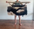 Organic Modern Wall Hanging "Granite" | Tapestry in Wall Hangings by MossHound Designs by Nicole Hemmerly. Item made of cotton with fiber works with minimalism & japandi style