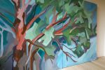 Madrone Tree | Oil And Acrylic Painting in Paintings by Inese Westcott. Item made of canvas with synthetic works with contemporary style
