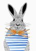 River the Rabbit | Prints by Chrysa Koukoura. Item composed of paper