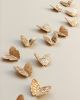 Gold Porcelain Butterflies Original Sculpture Wall Art | Wall Sculpture in Wall Hangings by Elizabeth Prince Ceramics. Item composed of ceramic in japandi or eclectic & maximalism style