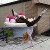 "Banana Split" | Public Sculptures by J.A. Mayer "Sculptor". Item made of stone