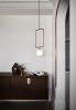 Sircle Pendant L | Pendants by SEED Design USA. Item composed of steel and glass