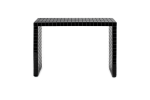 Short Console Table, Black | Desk in Tables by IKON KØBENHAVN. Item composed of ceramic