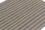 Vintage Striped Kilim in Gray Striations, Salt and Pepper | Area Rug in Rugs by Rug and Kilim