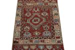 Rug & Kilim’s Antique Tribal rug in Red with Geometric | Area Rug in Rugs by Rug and Kilim