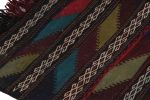 Vintage Afghan Kilim with Polychromatic Geometric patterns | Area Rug in Rugs by Rug and Kilim