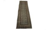 Semi Antique Tribal 4X15 Nahavand Persian Runner Rug | Rugs by Magic Rugs. Item composed of wool in country & farmhouse style
