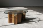 Triskelion Coffee Table | Tables by Todd McCollister. Item made of wood & glass compatible with contemporary and modern style