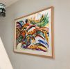 Rainbow | Oil And Acrylic Painting in Paintings by Sangeeta Sagar. Item composed of paper and synthetic