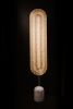 A WOMAN IN CURVE MIRROR | Decorative Objects by PATAPiAN. Item composed of bamboo and brass