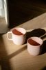 Handmade Porcelain Coffee Cup. Powder Pink | Drinkware by Creating Comfort Lab