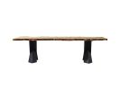 Mappa Burl Dining Table - Light Wood Kitchen Table | Tables by Tinella Wood. Item made of wood & synthetic compatible with contemporary and country & farmhouse style