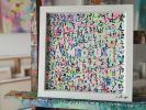 AMOUR IV - Original painting | Oil And Acrylic Painting in Paintings by Xiaoyang Galas. Item composed of wood in contemporary or asian style