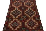 Rug & Kilim’s Afghan Baluch Tribal Rug in Rust Tones | Area Rug in Rugs by Rug and Kilim
