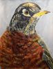 Robin, Fox, Fox & Kit and Sparrow | Oil And Acrylic Painting in Paintings by Natalie Jo Wright | Wendigo in Stoughton. Item made of canvas with paper
