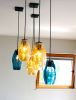 Elettra Pendant /readymade LUMi Collection | Pendants by Illuminata Art Glass Design by Julie Conway. Item composed of steel and ceramic