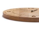 Oak Wood Wall Clock OSKARS | Decorative Objects by DABA. Item composed of oak wood compatible with minimalism and contemporary style