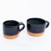 Indigo Modern Coffee Mug | Drinkware by Tina Fossella Pottery. Item composed of stoneware in modern style
