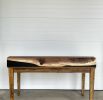 Walnut Suspended River Mantel | Ledge in Storage by TRH Furniture. Item made of walnut