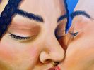 FridaXAgonza | Oil And Acrylic Painting in Paintings by AGONZA. Item made of canvas