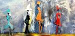 Social Distancing | Oil And Acrylic Painting in Paintings by Marie Manon Art | Calgary in Calgary. Item composed of canvas