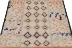 Rug & Kilim’s Moroccan Square Rug in White with Colorful | Area Rug in Rugs by Rug and Kilim