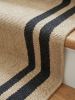 Handwoven Woolen Runner Rug | Rugs by Evergreen Carpets. Item made of wool works with boho & minimalism style