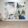 Looking Forward | Oil And Acrylic Painting in Paintings by El Løvaas. Item made of canvas works with minimalism style