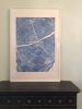 Blue Tree Ring Print | Prints by Erik Linton. Item composed of paper