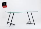 Varius trestles by Rahmlow | Desk in Tables by Rahmlow | Muziekgieterij in Maastricht. Item made of wood with metal