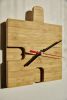 Puzz Clock | Decorative Objects by Asor Adudu aka Ace. Item composed of bamboo in art deco style