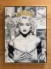 The Material Girl - Legendary Royalty | Drawing in Paintings by Bringing Life To Art LLC (B.A.T.L. LLC). Item made of canvas with metal works with contemporary & urban style