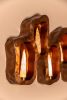 Steel & Selenite Wall Sconce — Sigil, Nitush Aroosh | Sconces by Nitush Aroosh. Item made of steel works with contemporary & eclectic & maximalism style