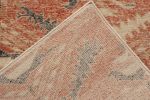 Rug & Kilim’s Distressed Runner in Orange-Red, Blue | Area Rug in Rugs by Rug and Kilim