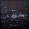 Dubai Tryptich | Oil And Acrylic Painting in Paintings by Dennis Ekstedt | Address Boulevard in Dubai. Item composed of canvas and synthetic