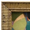Contemporary "Jewel" Abstract Oil Painting in Vintage Frame | Oil And Acrylic Painting in Paintings by Suzanne Nicoll Studio. Item works with contemporary style