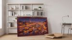 Monet Style Song Lantern Festival Oil Painting on Linen | Oil And Acrylic Painting in Paintings by Dynasty Artisan. Item composed of linen compatible with contemporary and eclectic & maximalism style