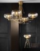 hd023 | Chandeliers by Gallo. Item composed of metal and glass