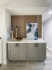 Mizu | Oil And Acrylic Painting in Paintings by NT Design / Nichole Thomas. Item composed of canvas and synthetic in art deco style