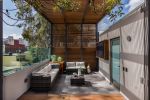 Terraza San Pedro de los Pinos | Architecture by Rios de Arquitectura. Item composed of wood & metal