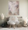 Hydrangea - Abstract floral painting | Oil And Acrylic Painting in Paintings by Jennifer Baker Fine Art. Item composed of canvas in boho or contemporary style