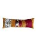 Golden Sunrise Lumbar Pillow | Pillows by Liberty Worth. Item made of fabric works with contemporary & eclectic & maximalism style