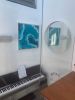 Inlet | Oil And Acrylic Painting in Paintings by Art By Skevi. Item made of wood with synthetic