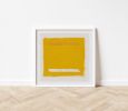 Mustard Yellow "Gold Lion" Modern Art Print | Prints by Emily Keating Snyder. Item made of paper works with boho & minimalism style