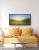 August Pond In The Park | Oil And Acrylic Painting in Paintings by Victoria Veedell. Item made of canvas