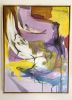 Evolving Artifacts | Oil And Acrylic Painting in Paintings by Kim Powell Art. Item made of canvas with synthetic works with boho & minimalism style