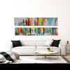"Alley" | Oil And Acrylic Painting in Paintings by Shirly Maimom Art. Item composed of canvas & synthetic compatible with contemporary and art deco style