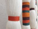 Boho woven wall hanging large wall weaving tapestry, wall we | Macrame Wall Hanging in Wall Hangings by Sarmal Design. Item made of wool with leather works with country & farmhouse & art deco style