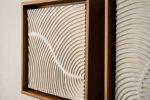 Fern Ceramic Wall Art - 15" | Wall Sculpture in Wall Hangings by Clare and Romy Studio. Item made of stoneware compatible with boho and minimalism style